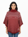 Women's Knit Poncho
