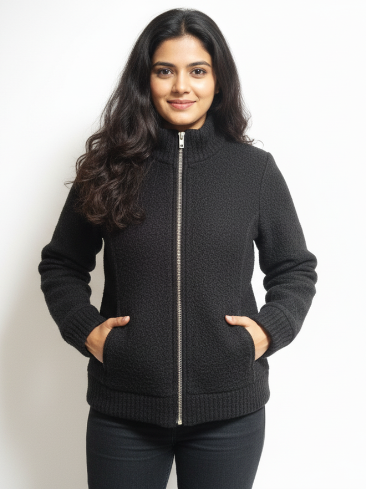 Cozy & Chic XXL Winter Zipper Jacket - MeriKart