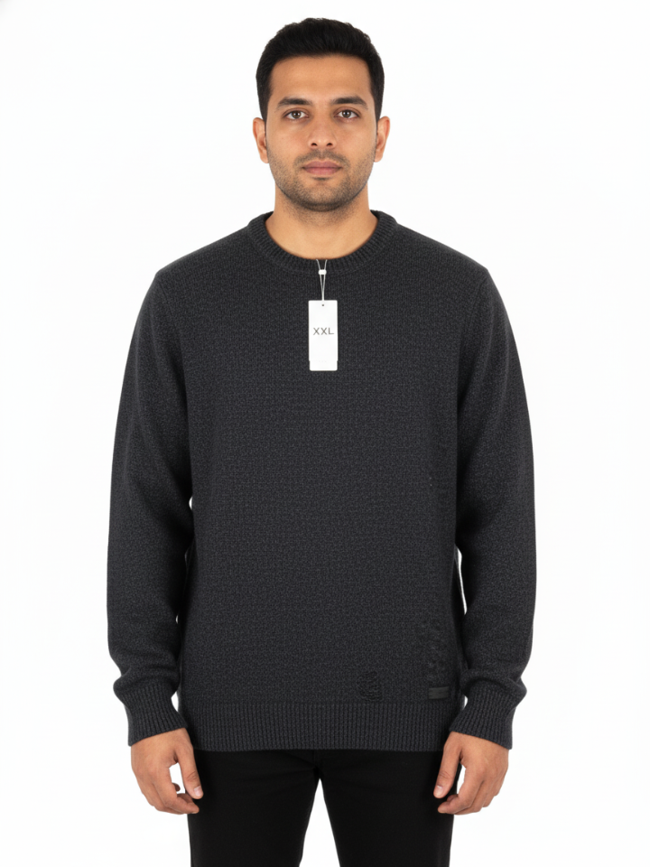Cozy & Stylish Men's XXL Crew Neck Sweater-1 - MeriKart
