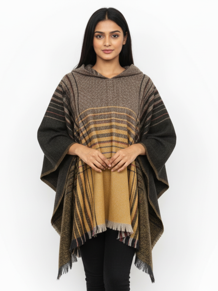 Women's Hooded Poncho