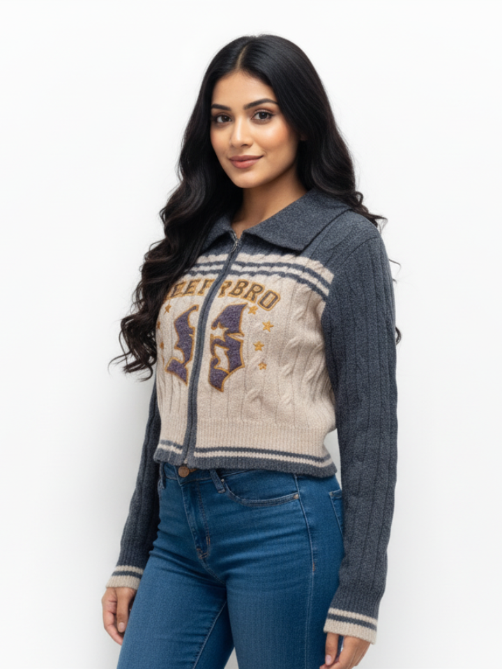 S-Size Women's Winter Zipper Jacket - MeriKart