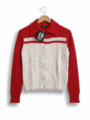 Women's Cable Knit Zipper Jacket-1 - MeriKart