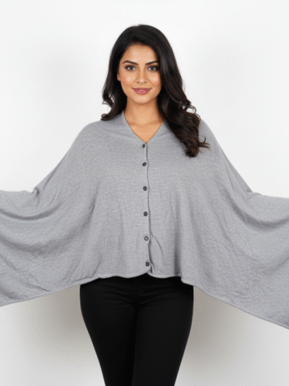 Knit Poncho Cardigan